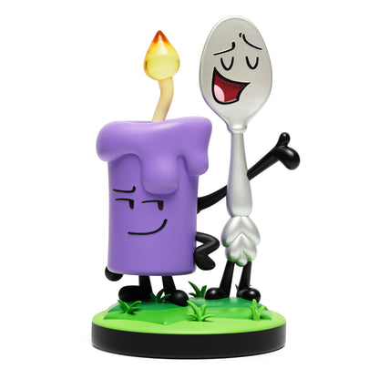 Candle & Silver Spoon Figure