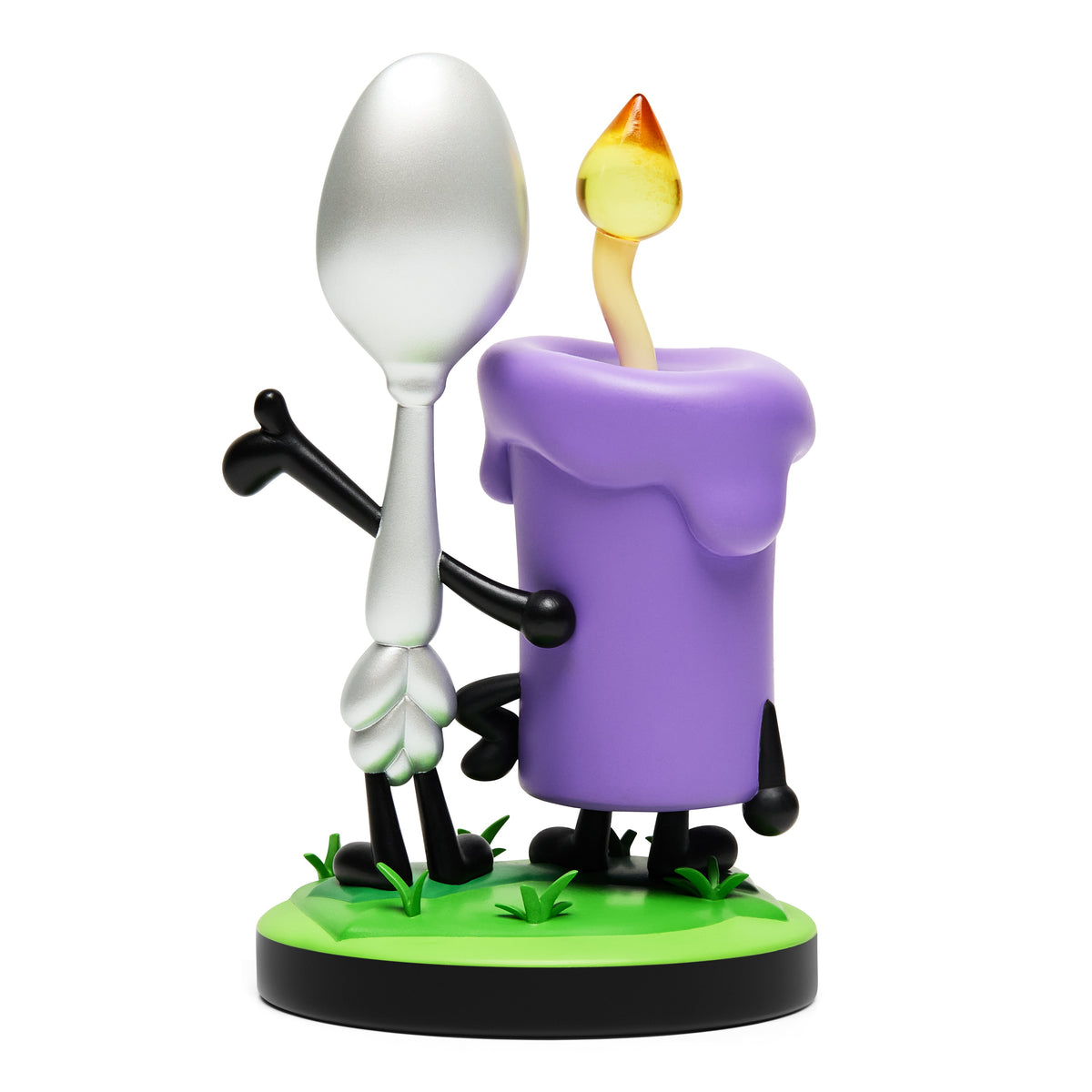 Candle & Silver Spoon Figure